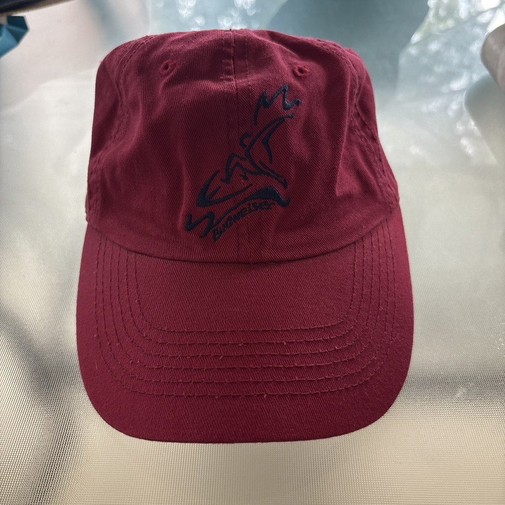 Budweiser Jersey Shore Hat Cap Blood Red‎ Slide Adjustment OSFA